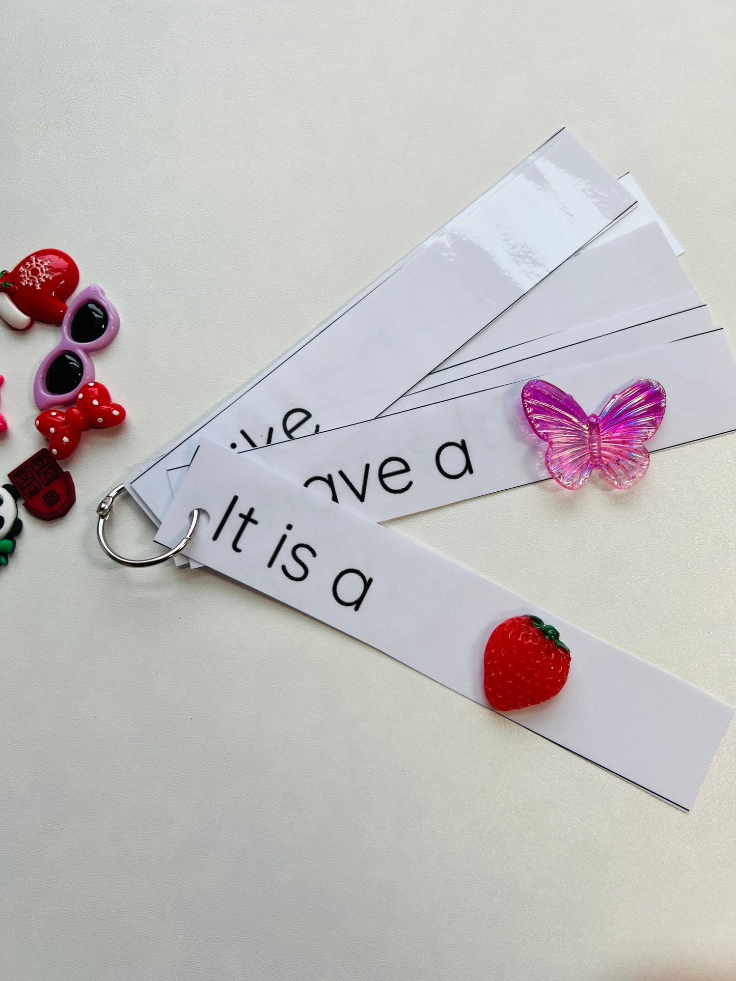 Laminated Carrier Phrase Cards-Sentence Starter Cards-Speech Therapy Carrier Phrases-