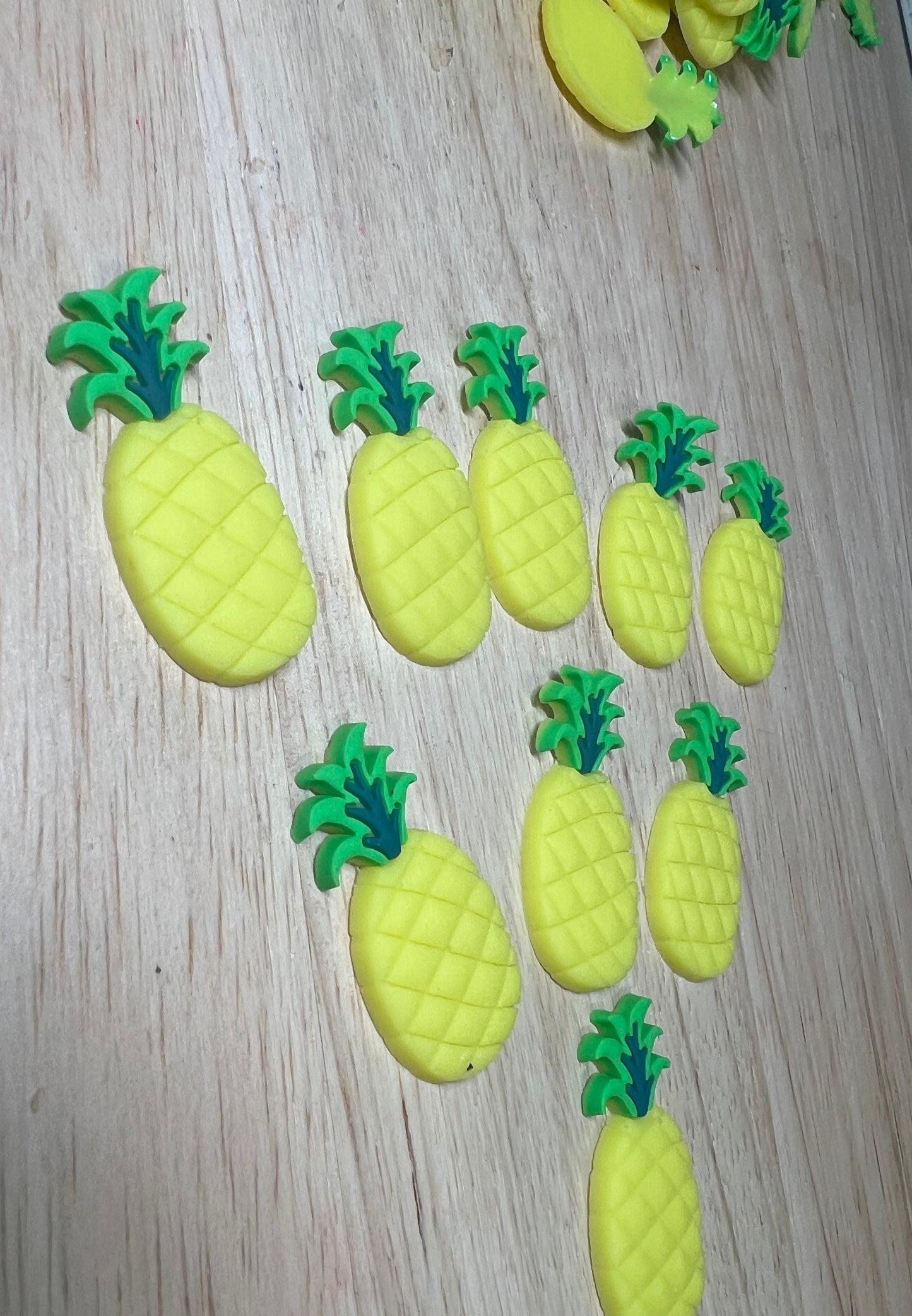 Mini ANANAS Objet-Objets à thème alimentaire-Fruits Mini Objets-Objets de langage Montessori-Alphabet Bibelots-Bibelots de fruits-