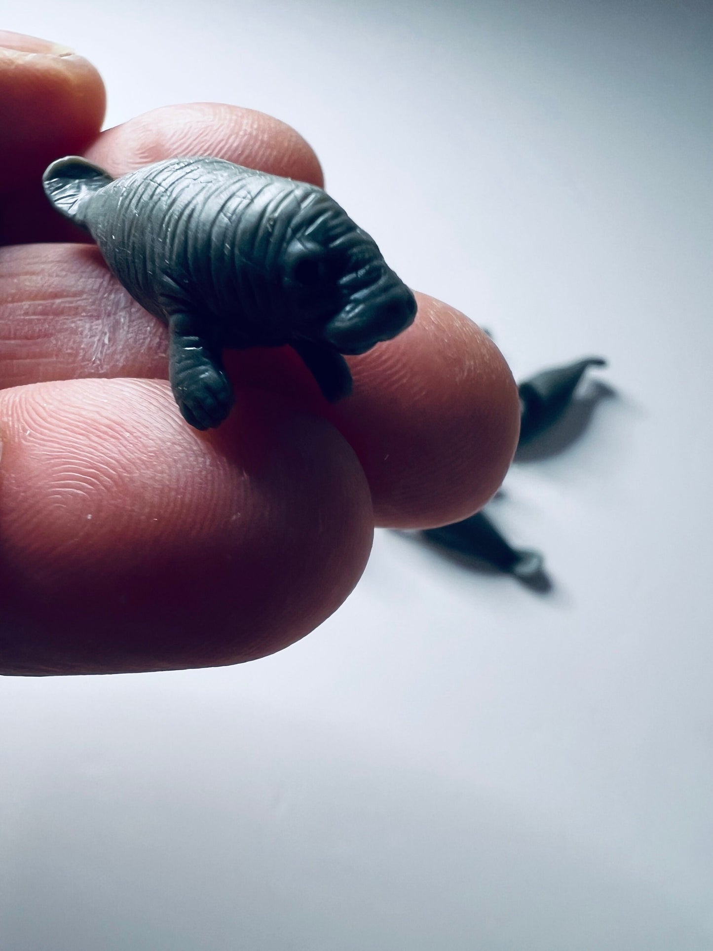 Minature Manatee Figure - Sea Life Trinkets - Realistic Mini Manatee Figure - Mini Aquatic Ocean Objects-Doodads-Trinkets
