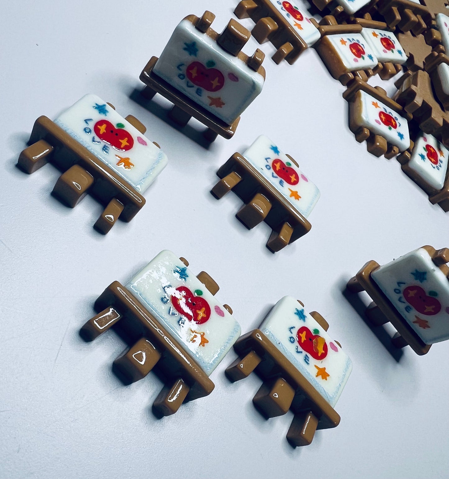 Miniature Art Easel Trinket - Dollhouse Art Easel - Art Theme Mini Objects for Speech - Trinkets -Doodads - Embellishments -Monstessori