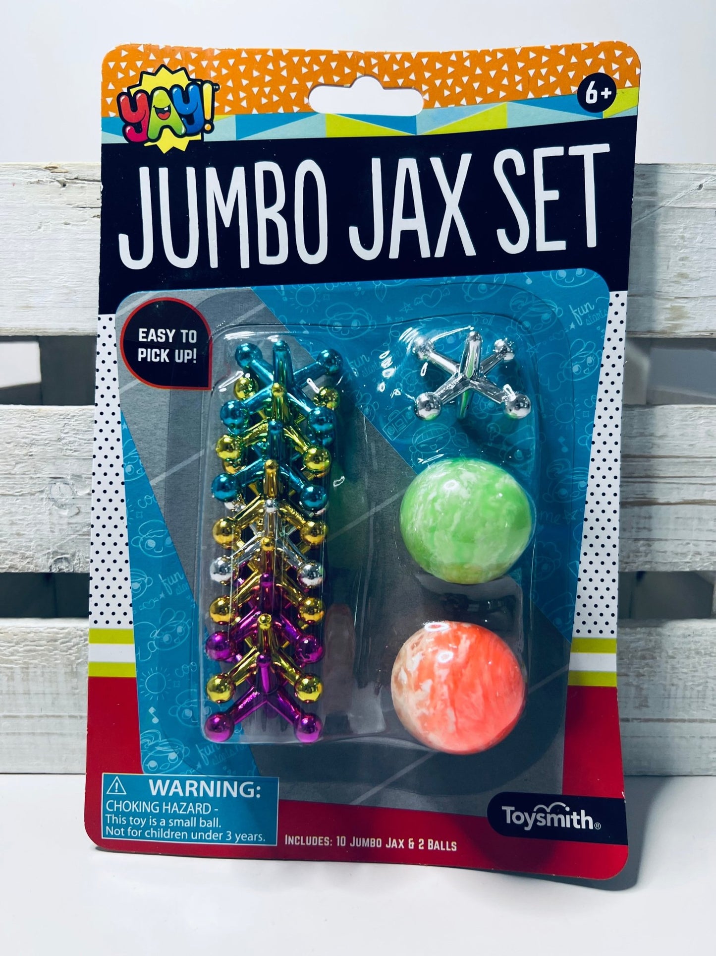 Jumbo Jacks Game for Speech Therapy Mini Objects Fine Motor Activity Classic Toy Retro Game with Trinkets - Speech and Smile