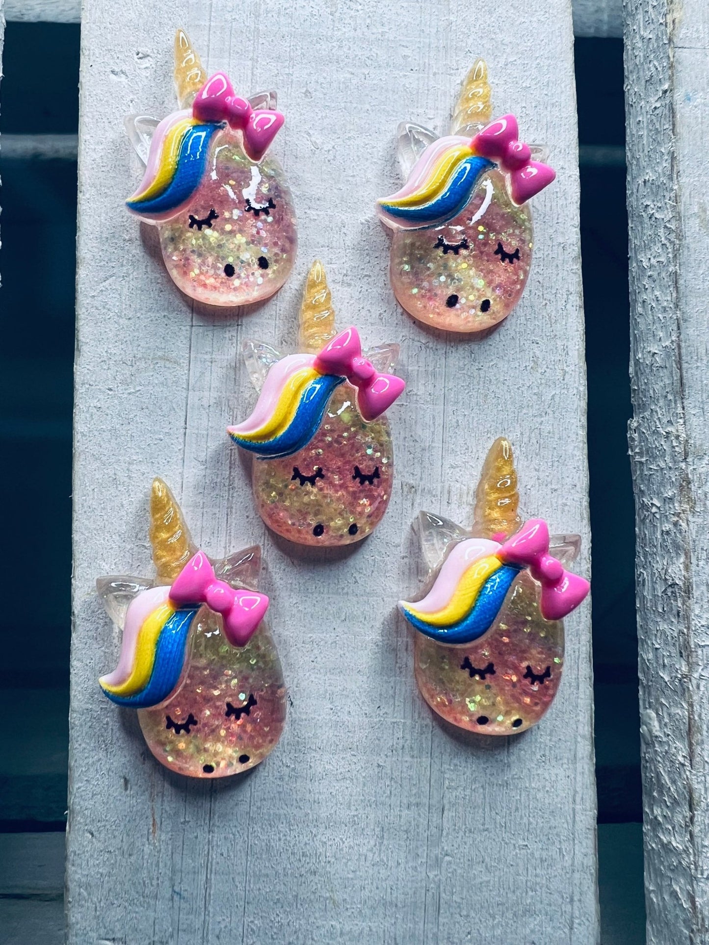 Mini Sparkling UNICORN Object Speech Therapy Mini Objects Mystical Miniatures Fairytale Trinkets Letter U Alphabet Objects - Speech and Smile