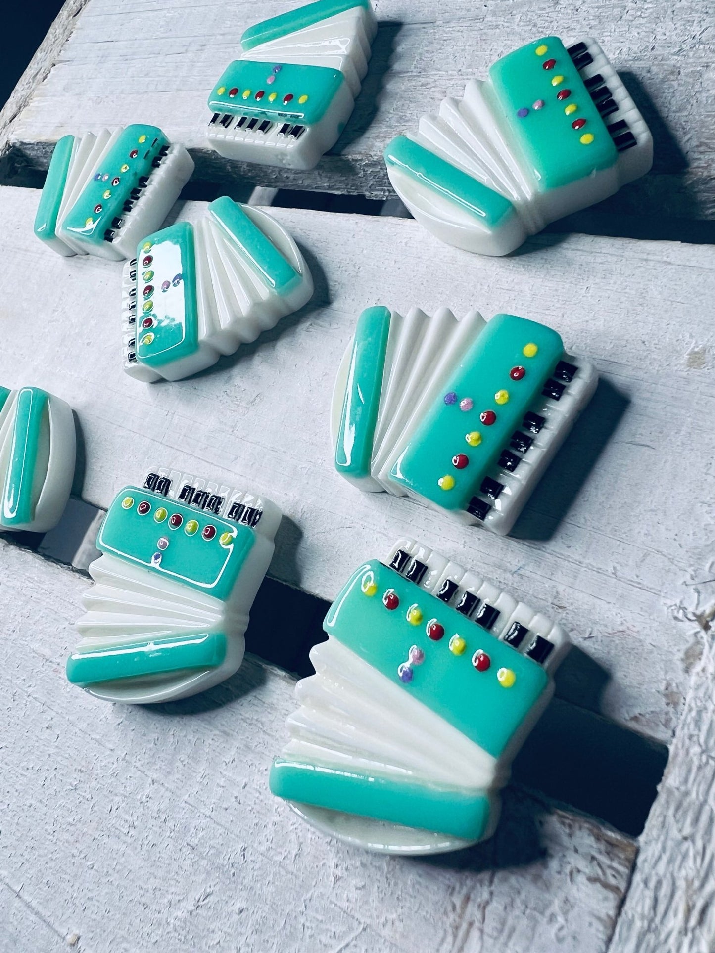 Miniature Accordion Trinket Mini Objects for Speech therapy Music Theme Mini Instrument Trinkets Doodads - Speech and Smile