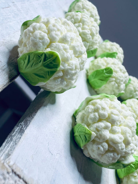 Miniature Cauliflower Trinket – Veggie Mini – Say & Play Mini Object – Speech Therapy – Food Minis – Montessori Sound Minis - Speech and Smile