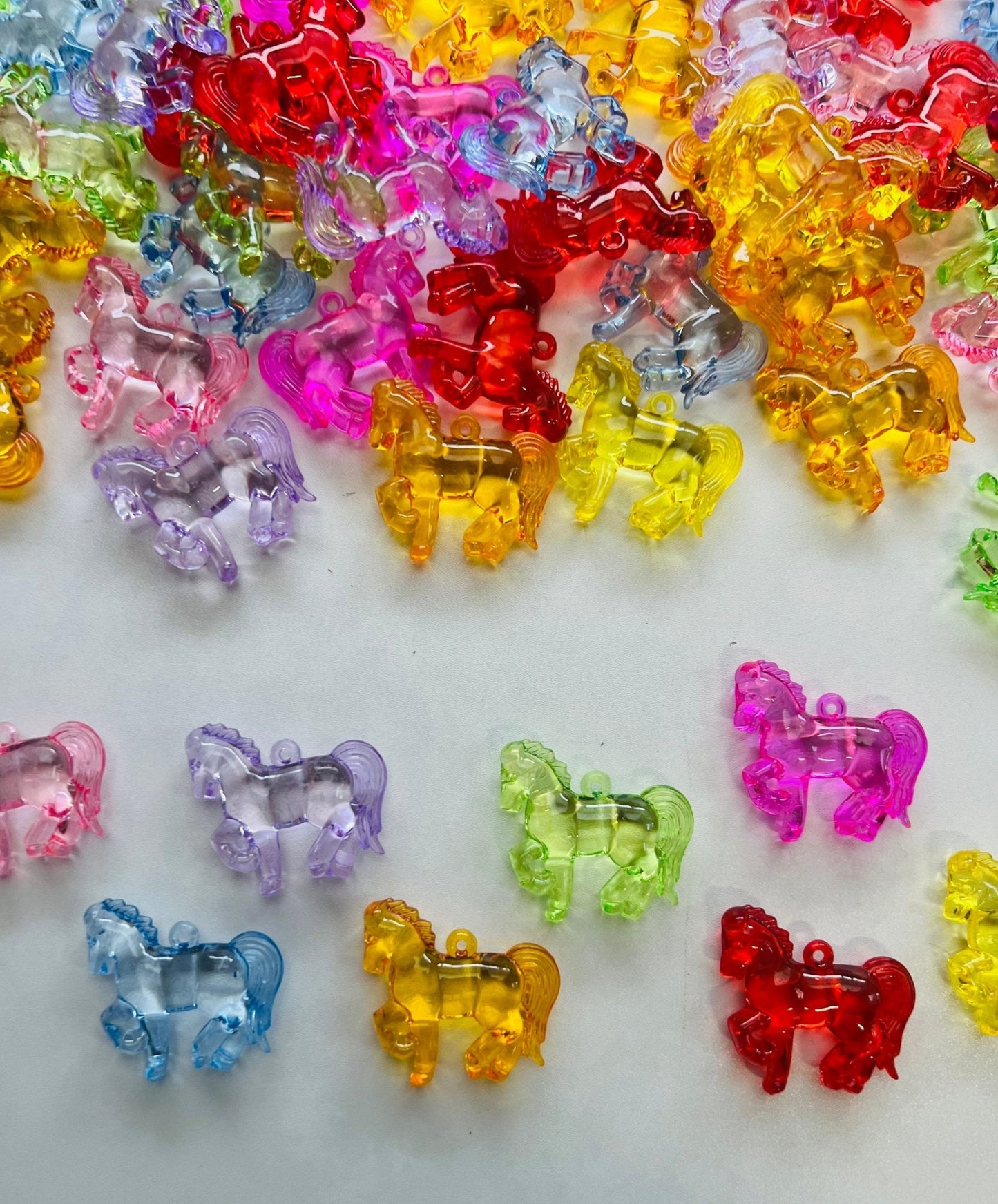 Miniature Horse Objects - Horse Trinkets - Acrylic Mini Horse Object A Larger Miniature Object - Doodads - Minis for Speech and Smile - Speech and Smile