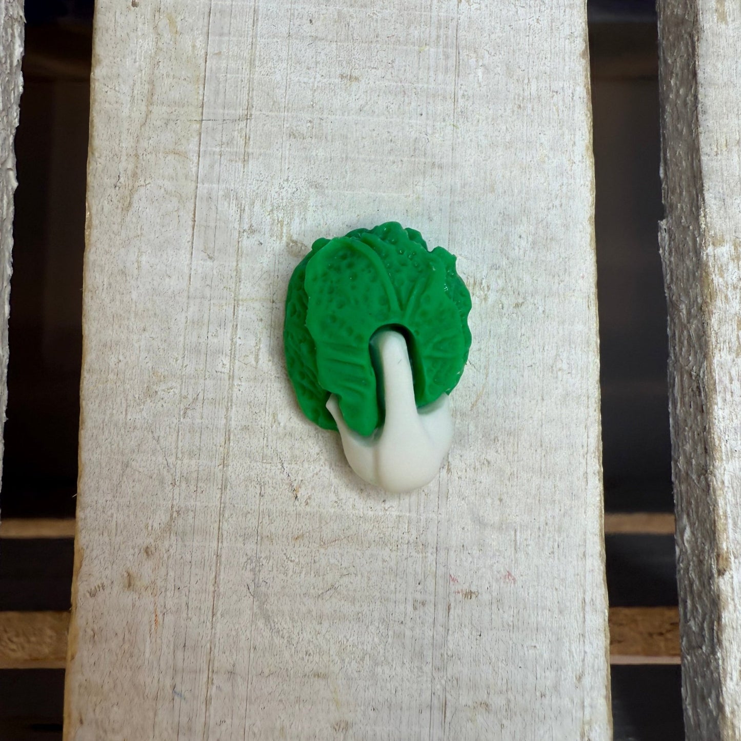 Miniature LETTUCE Trinket - Food Minis - Vegetable Mini Objects Speech Therapy - Speech and Smile