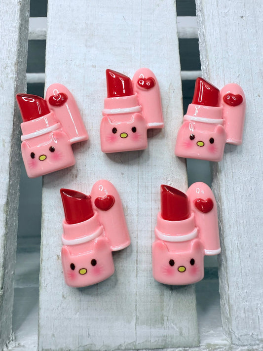 Miniature lipstick trinket Make up theme mini objects speech therapy - Speech and Smile