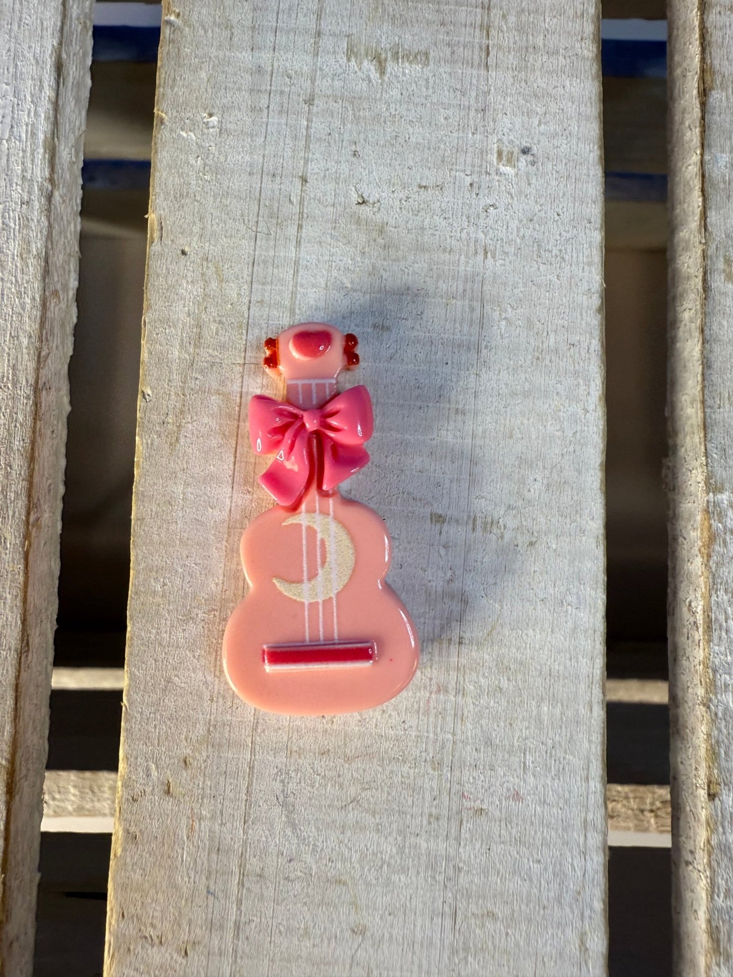 Miniature Pink Guitar Trinket Instrument Mini Objects for speech therapy, alphabet boxes, Montessori sound box - Speech and Smile