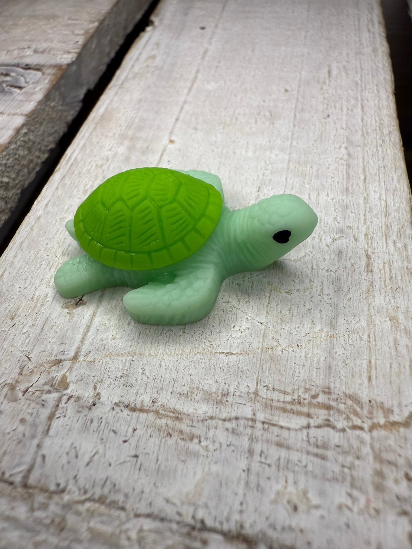 Miniature Sea Turtle Trinket Mini Object for Speech Therapy, Sound Boxes, Montessori, Pocket Good Luck Charm - Speech and Smile