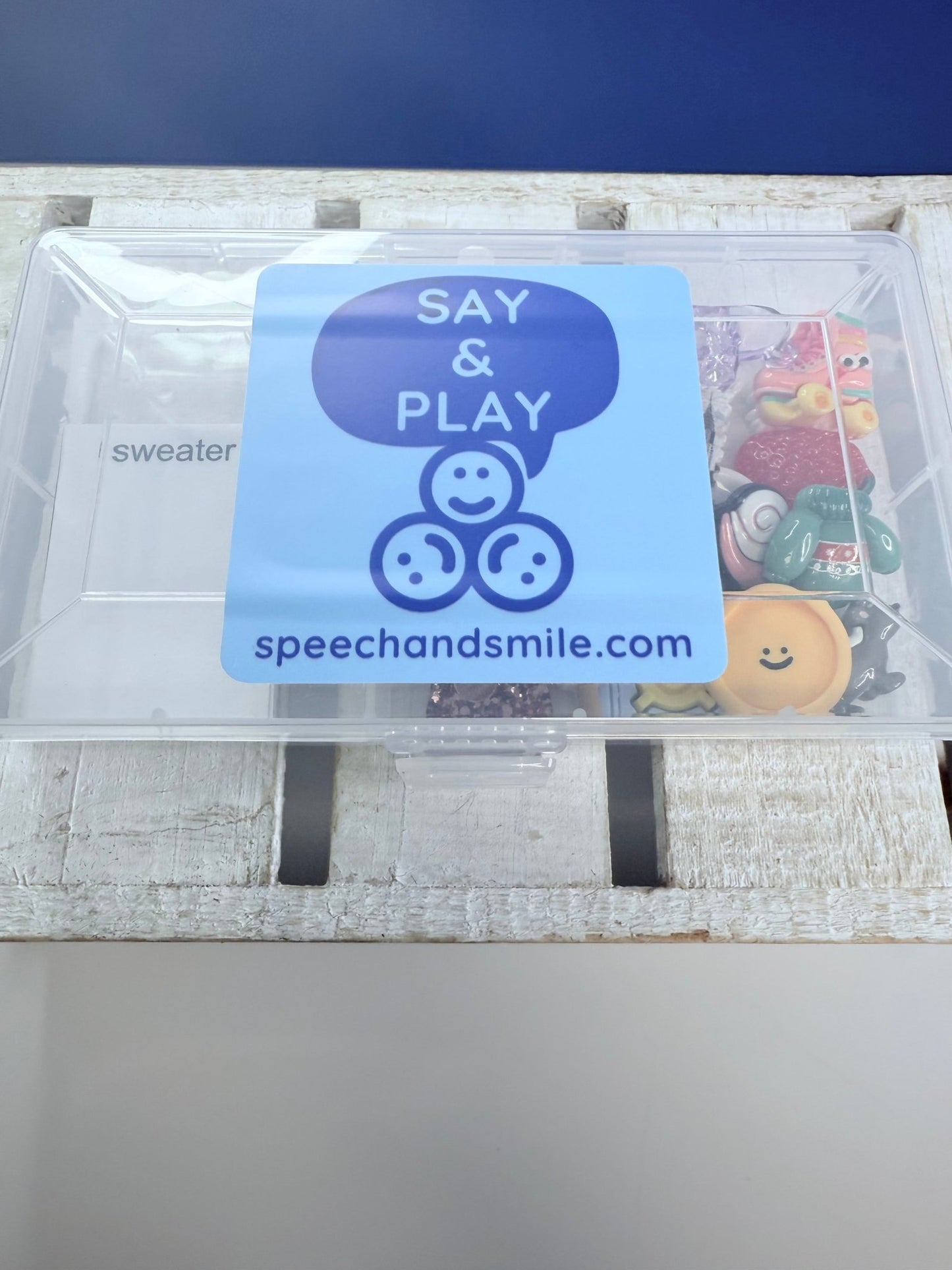S Blend Mini Objects Set - Speech Therapy Trinkets and Doodads for Sounds - Speech and Smile
