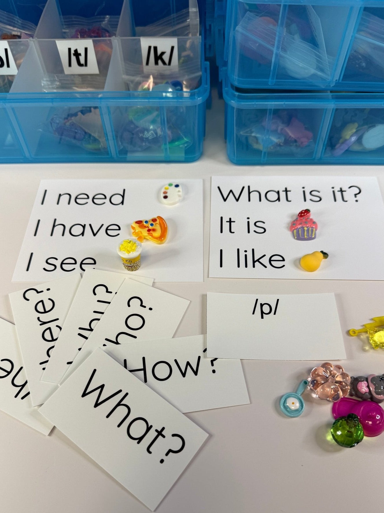 Speech Therapy Mini Objects Set – 300+ Articulation Trinkets with Sound Cards in Portable Case | Say & Play Mini Objects™ Kit for Speech Sounds - Speech and Smile
