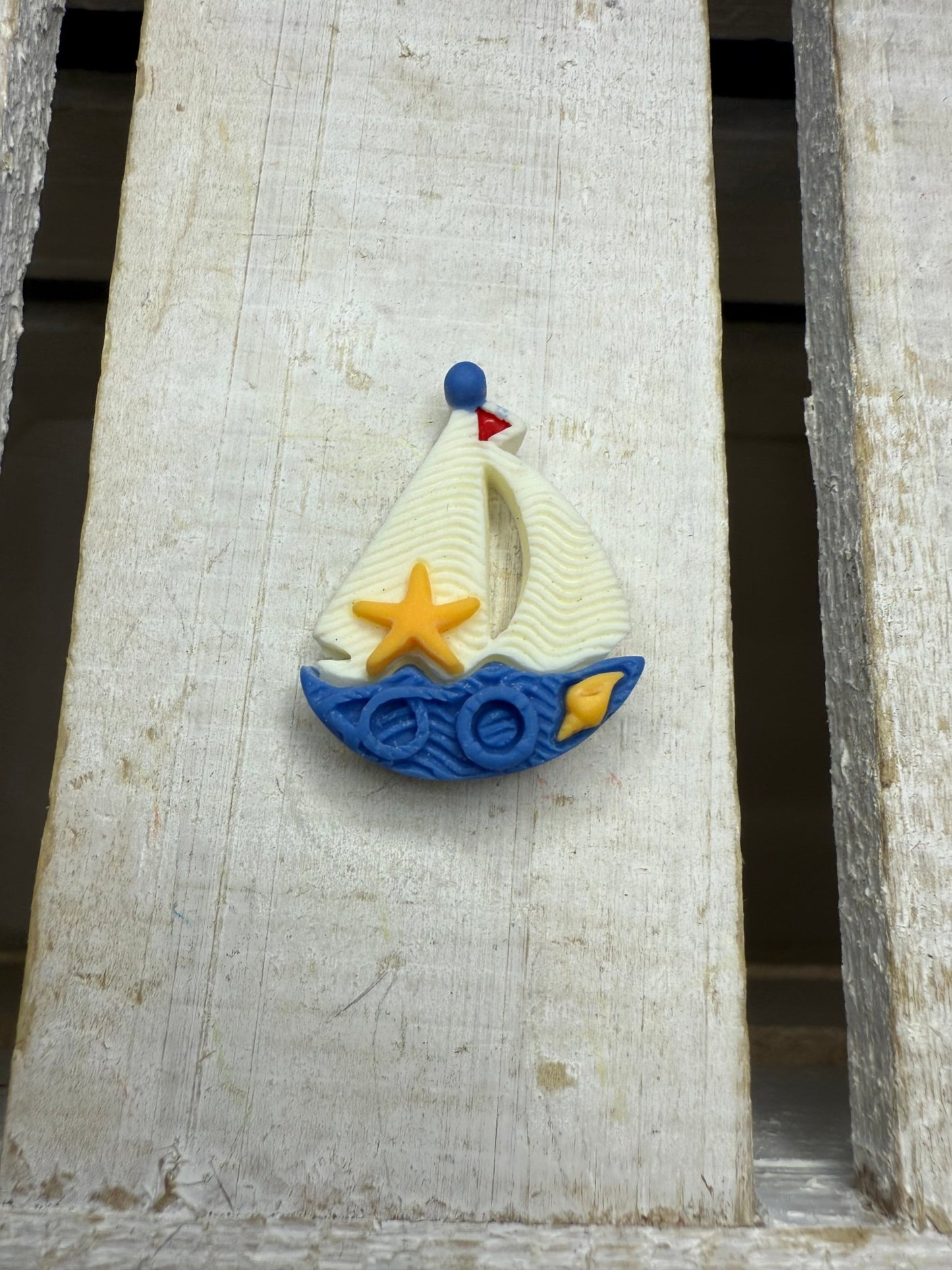 YACHT Mini Object - Nautical Ocean Minis - Mini Sailboat - Speech and Smile