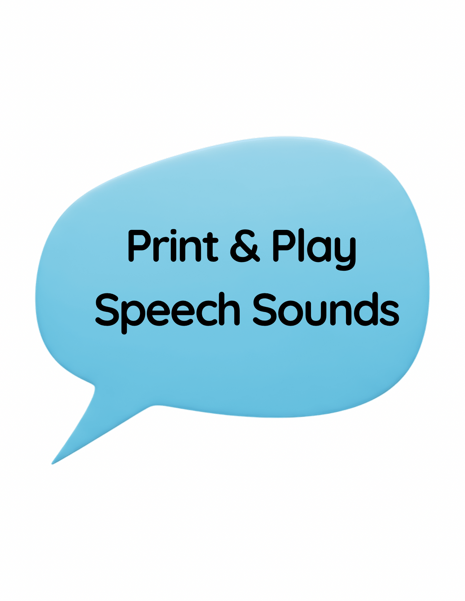 Print & Play SPEECH SOUNDS - Speech and Smile