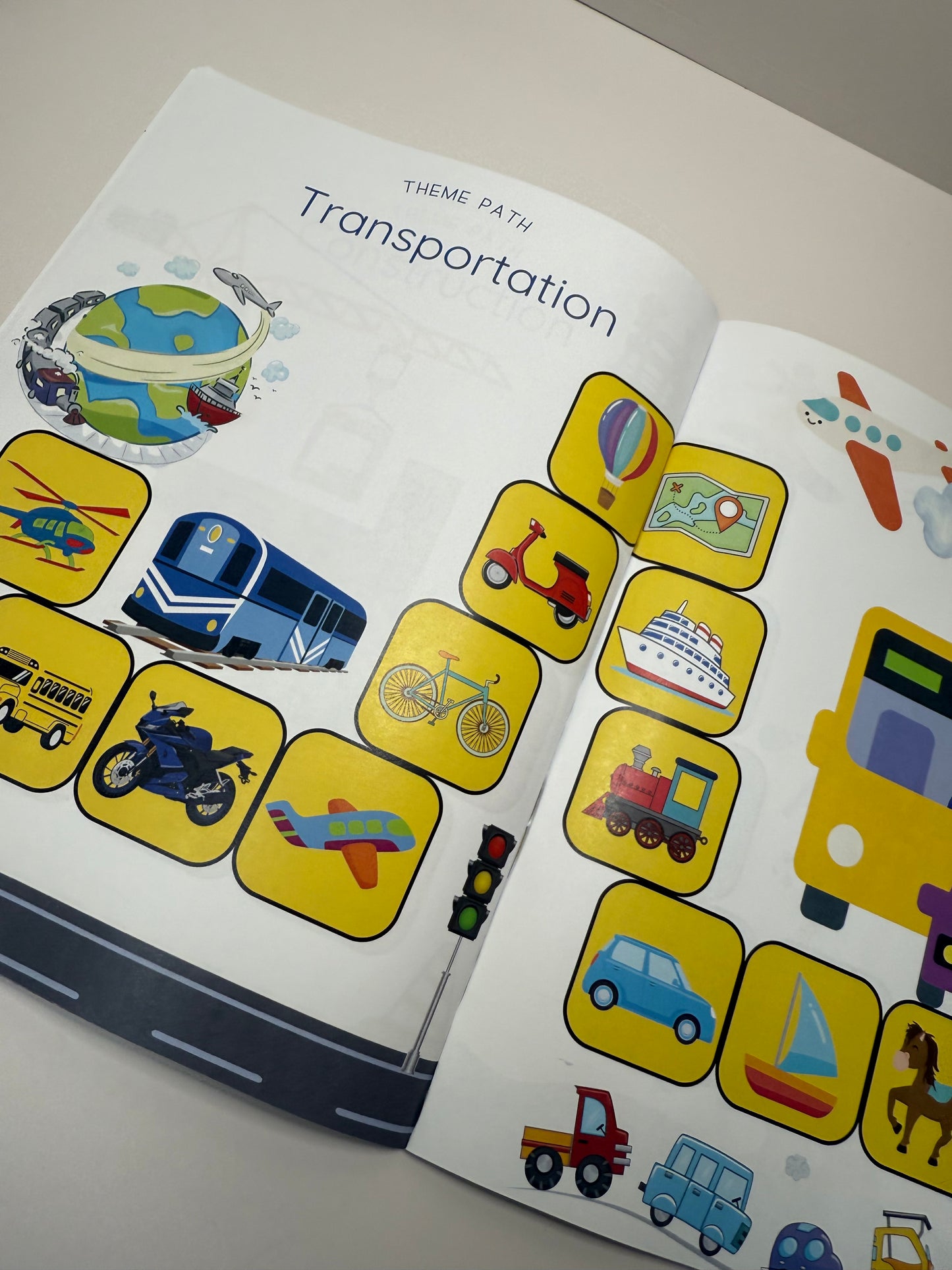 Speech Therapy Activity Book – THEME Paths – Pair with Mini Objects – Thematic Language Book – Speech and Smile Minis