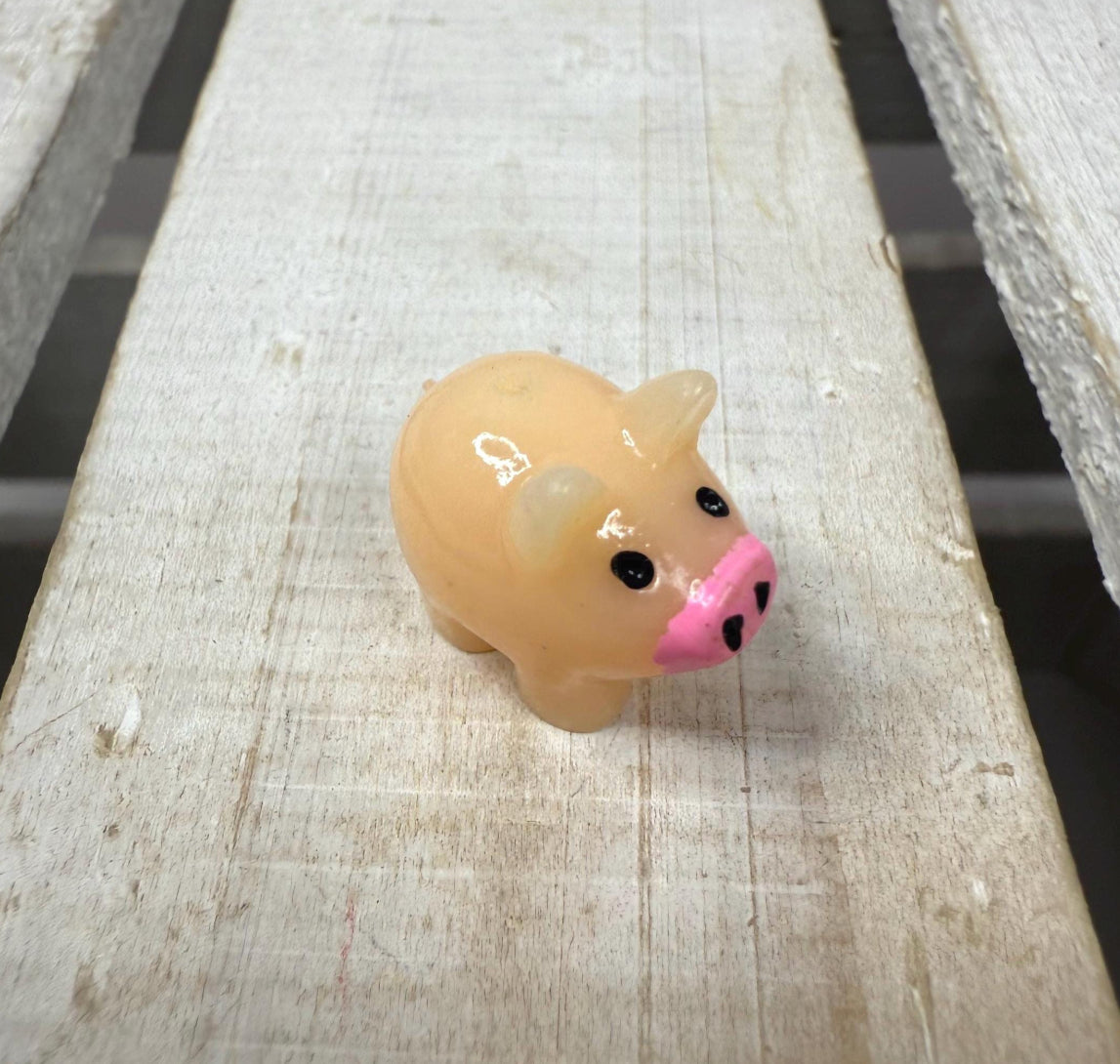 Miniature Pig Trinket Mini Objects Speech Therapy Doodads Montessori Language Objects