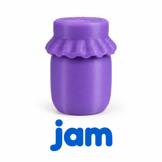 Mini Jam Jar – Mini Object for Speech Therapy & Language Activities | 3D Printed | Talkets™