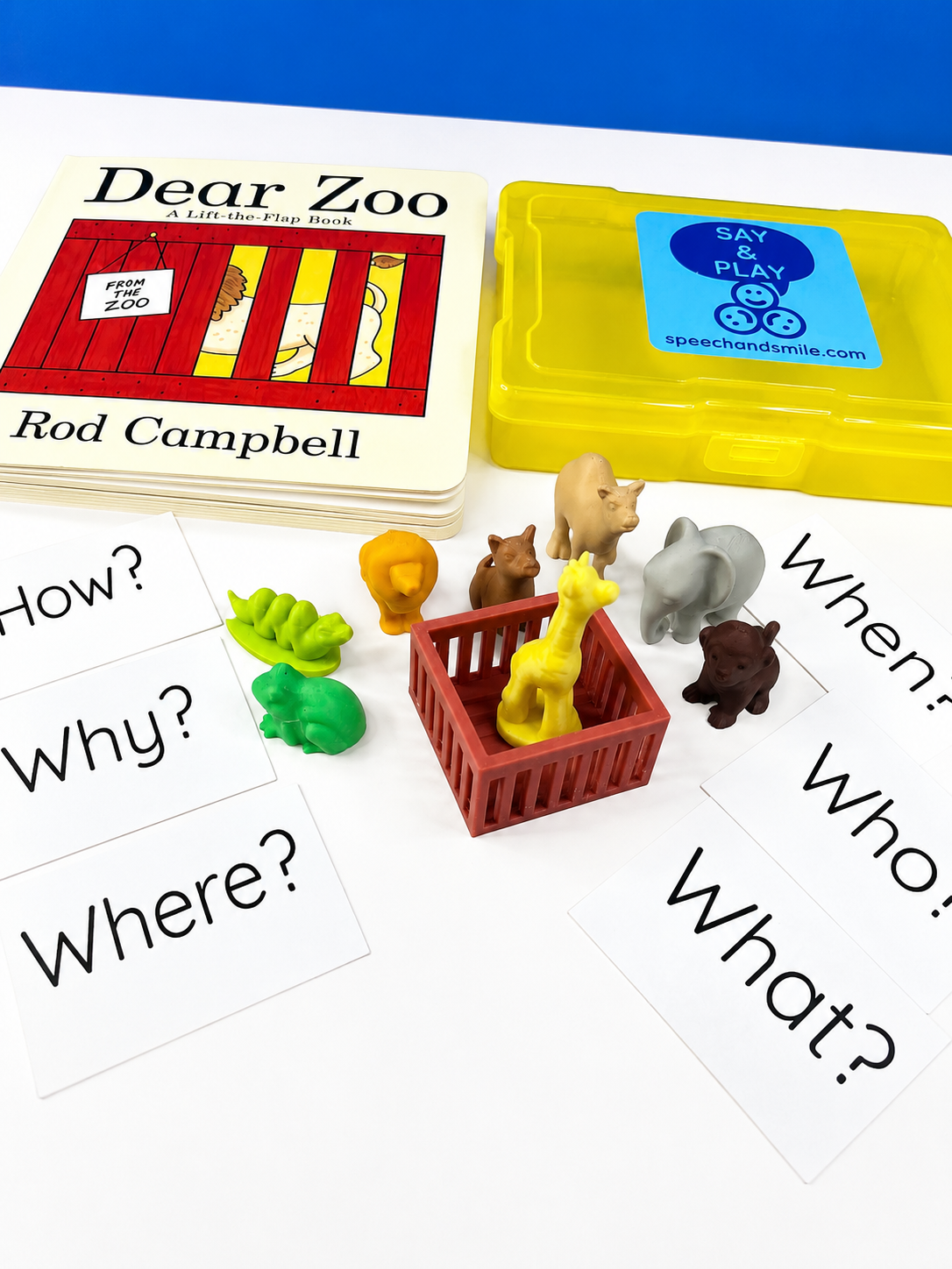 Dear Zoo Story Kit with Mini Objects Speech Therapy Zoo Book