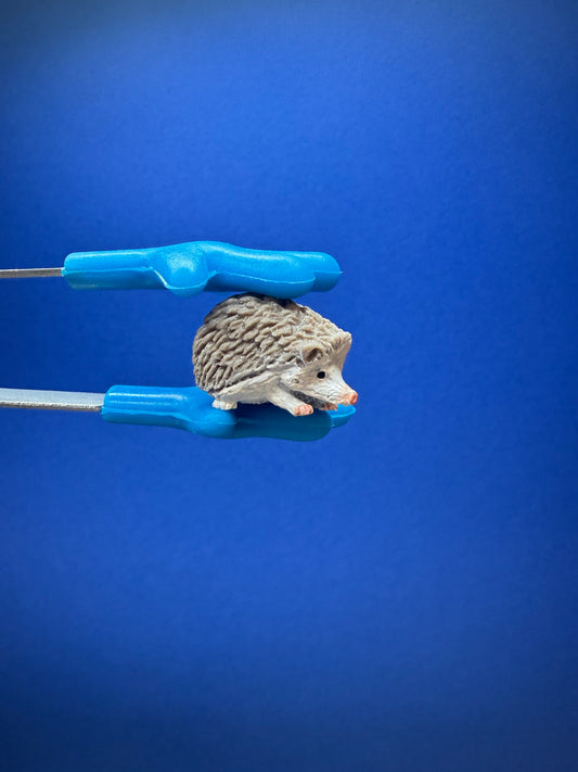 Miniature HEDGEHOG Figurine realistic mini objects speech therapy
