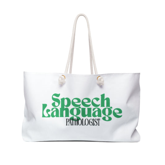 Speech Therapist Tote Bag for SLP gift Speech Therapy tote for toys and more!