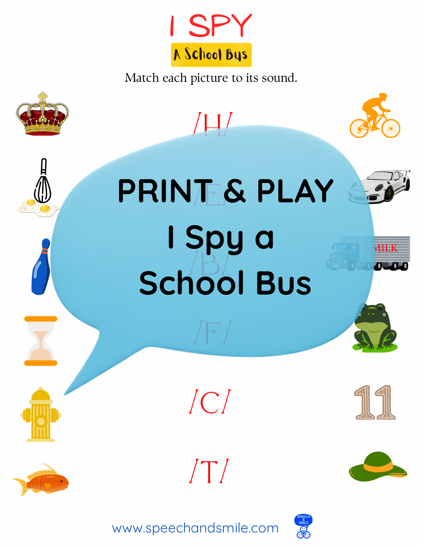 I Spy a School Bus Book Printable Activities Instant Download - Extension Story Kit - Companion Pack