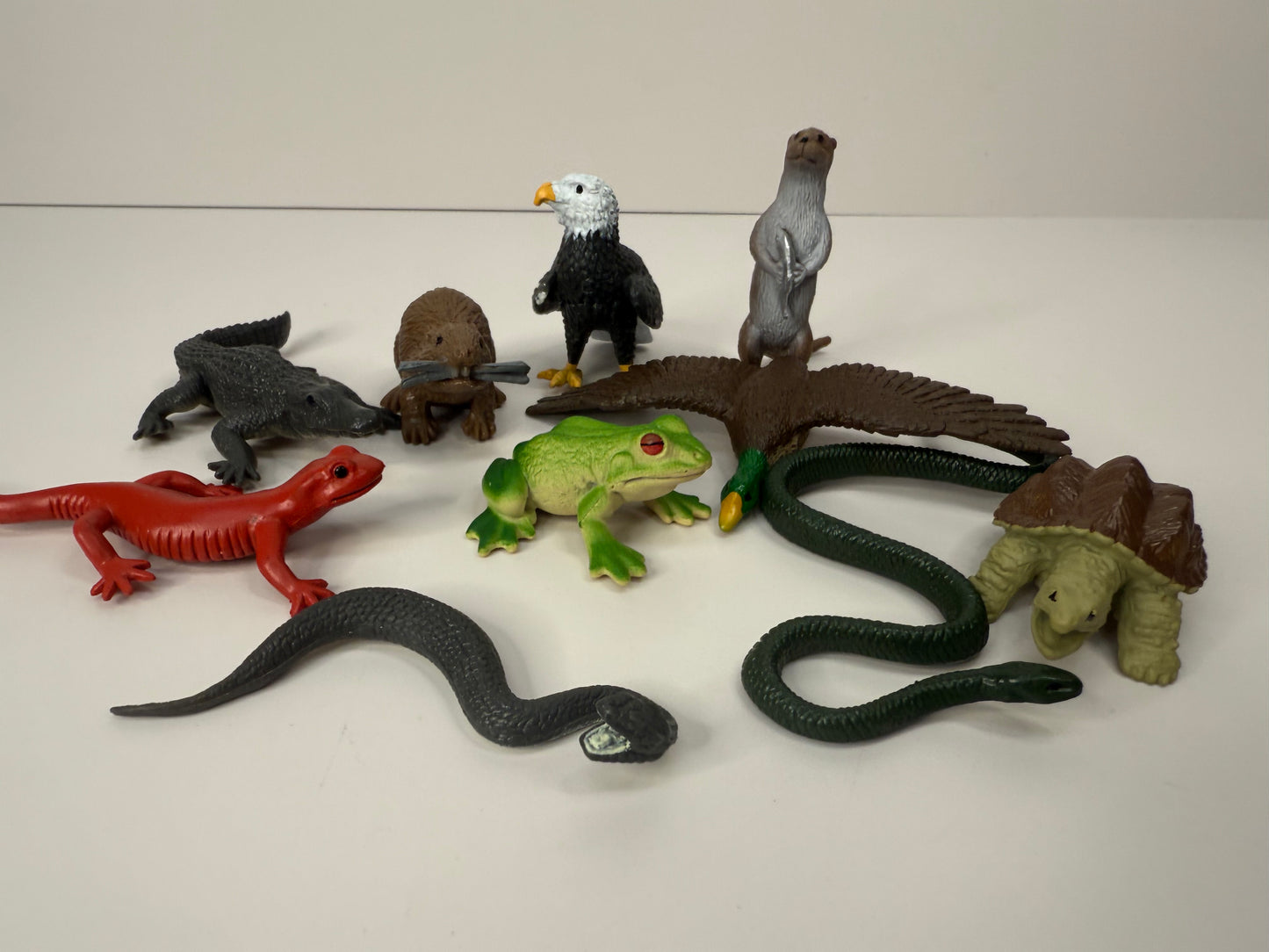 Pick a River Creature Figurines Mini Objects Realistic River Animal Figures Trinkets River Habitat Minis