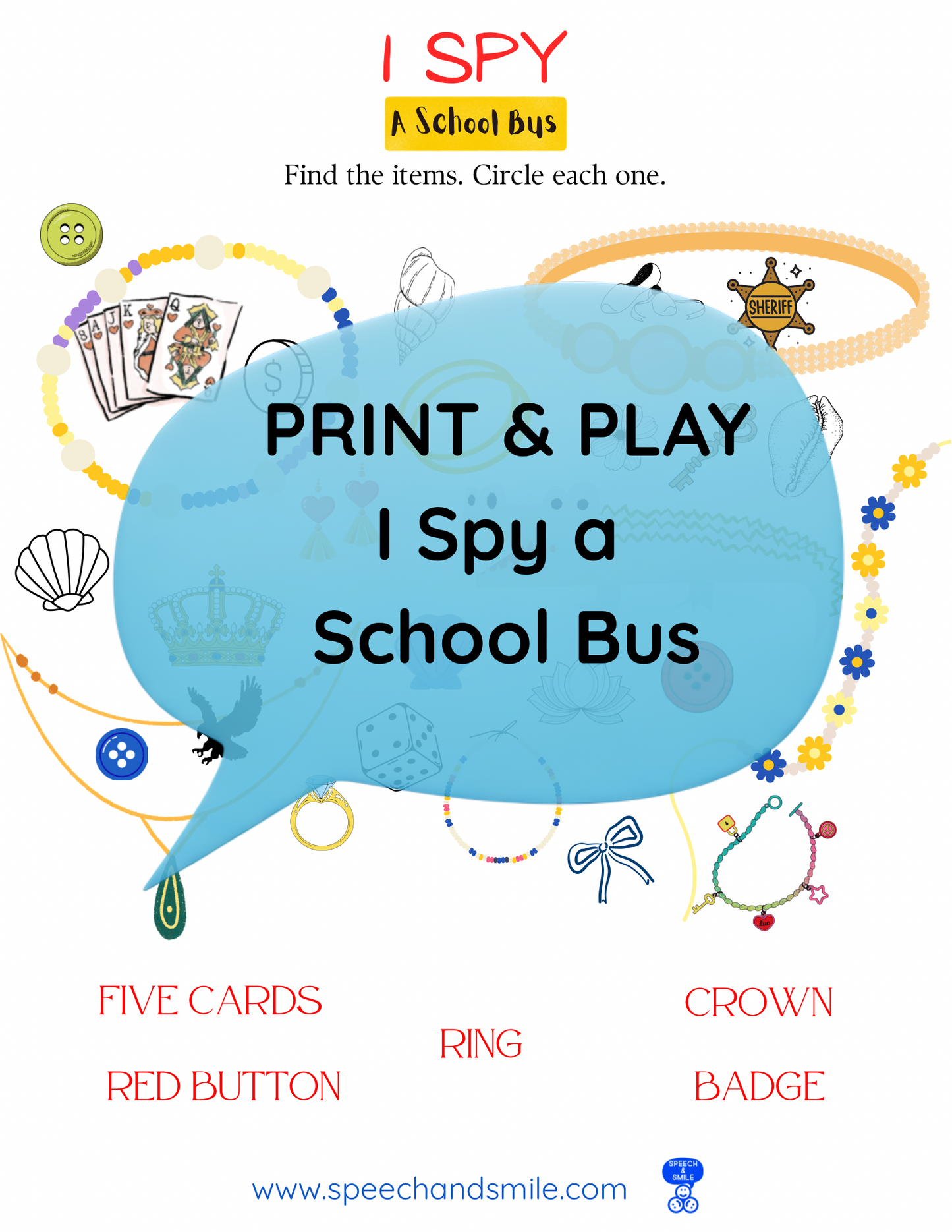 I Spy a School Bus Book Printable Activities Instant Download - Extension Story Kit - Companion Pack