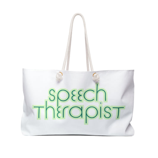 Speech Therapist Tote Bag forSLP gift Speech Therapy tote for toys and more!