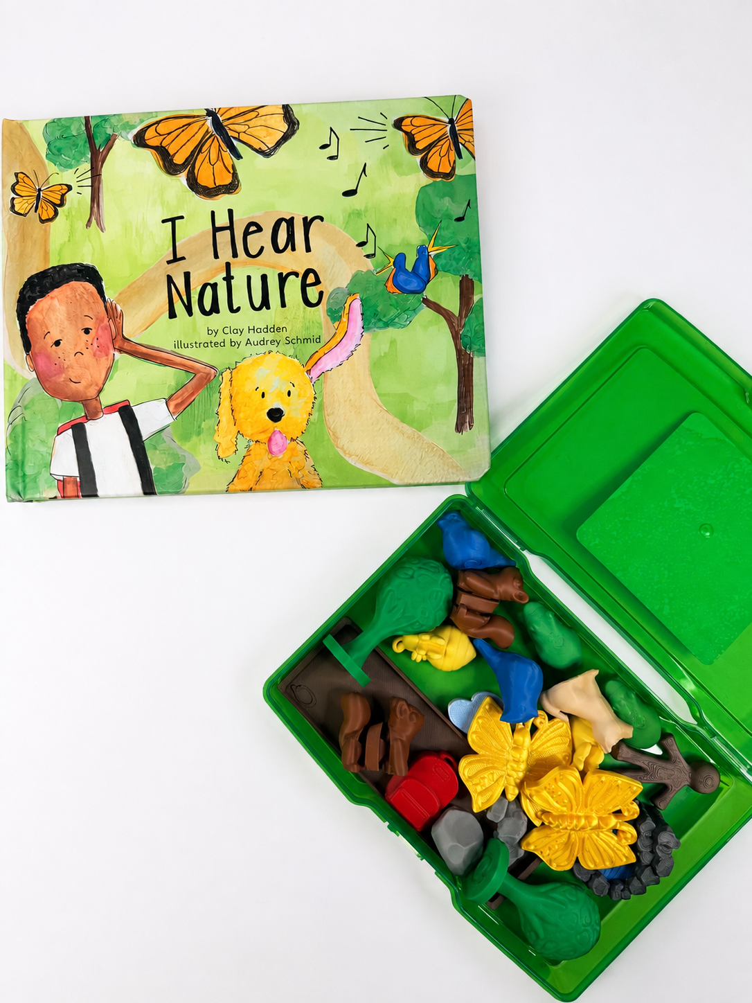 Nature Story Kit with Mini Objects - For the Book I Hear Nature - Speech Therapy  Minis Woodland Theme