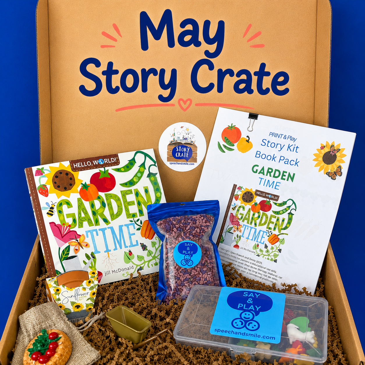 Garden Theme Story Crate | Limited Quantity Available | Ships Now