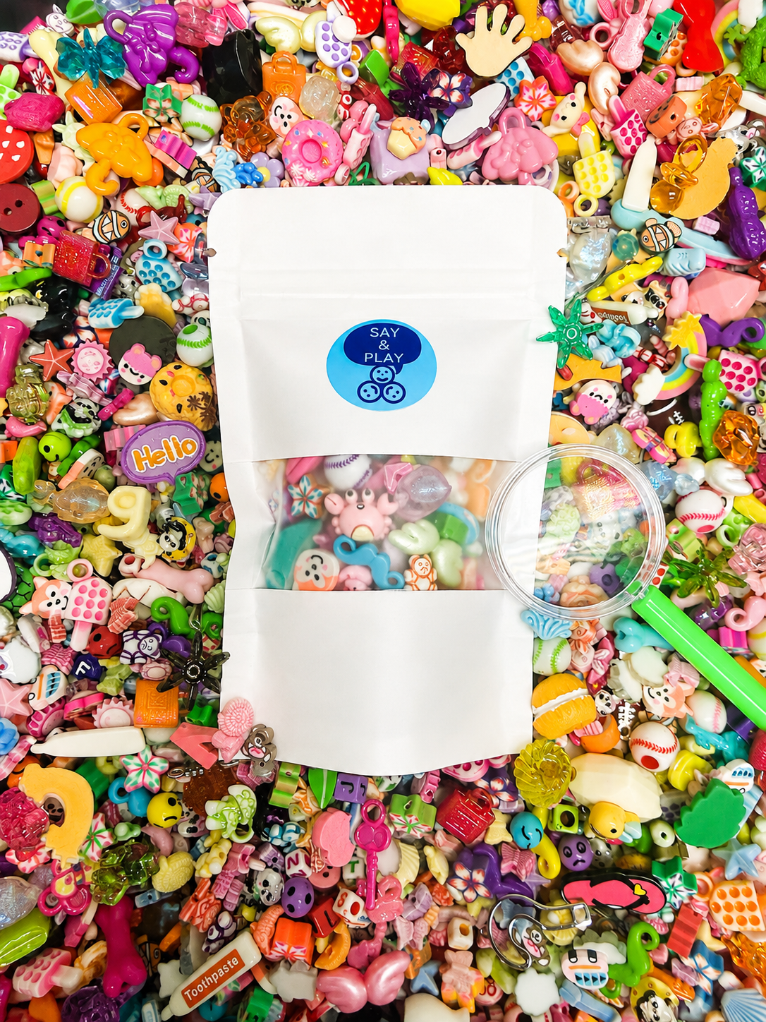 I SPY Bibelots-Mini I Spy Bag-I Spy Objets-I Spy Bin Objets-I Spy Sensory Bin-Orthophonie Mini Objets-Play I Spy on the Go