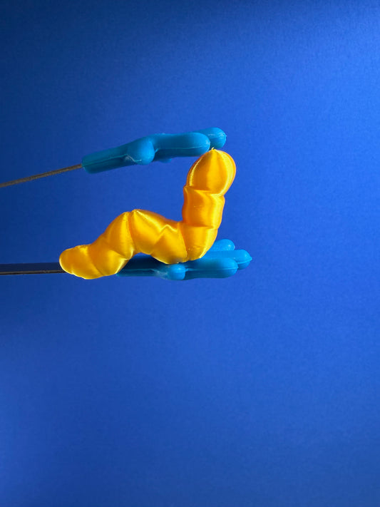 Mini Worm Trinket– Bug Theme Minis for Speech Therapy -  3D Printed | Talkets™