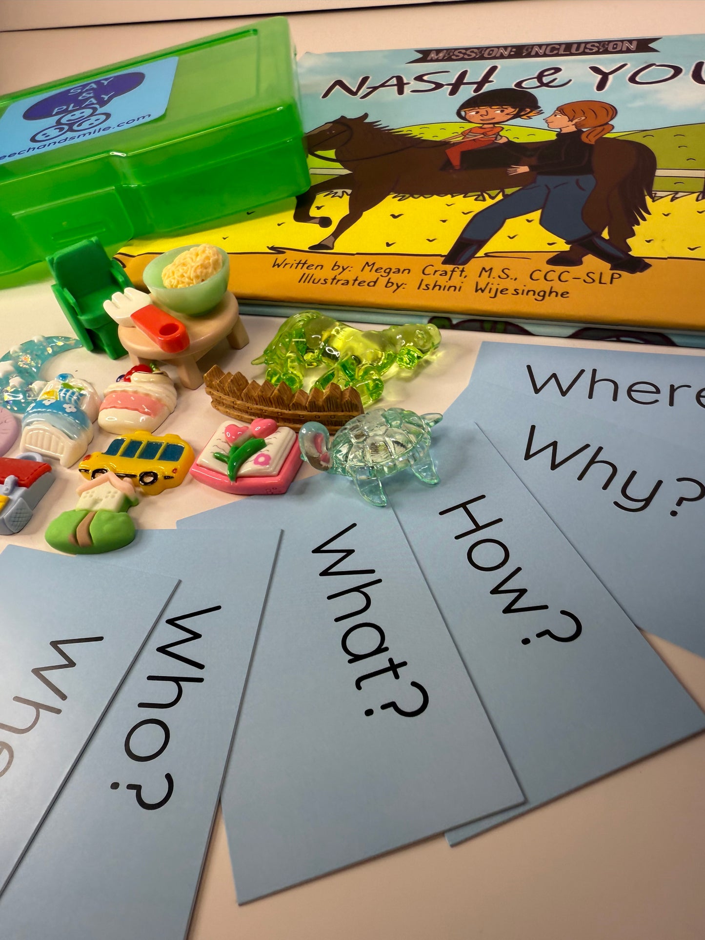 Say and Play Story Kit for Nash and You Mini Objects Speech Therapy