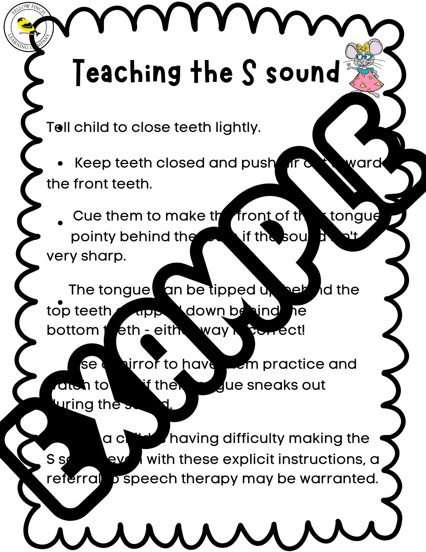 Sonny Says S Sound Companion packet