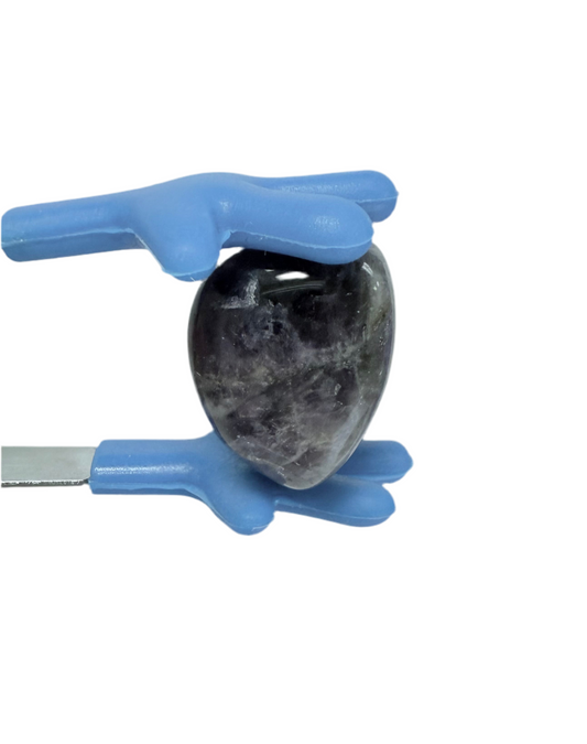 Polished Amethyst Stone – Alphabet Objects Letter A – Speech Therapy Mini Objects