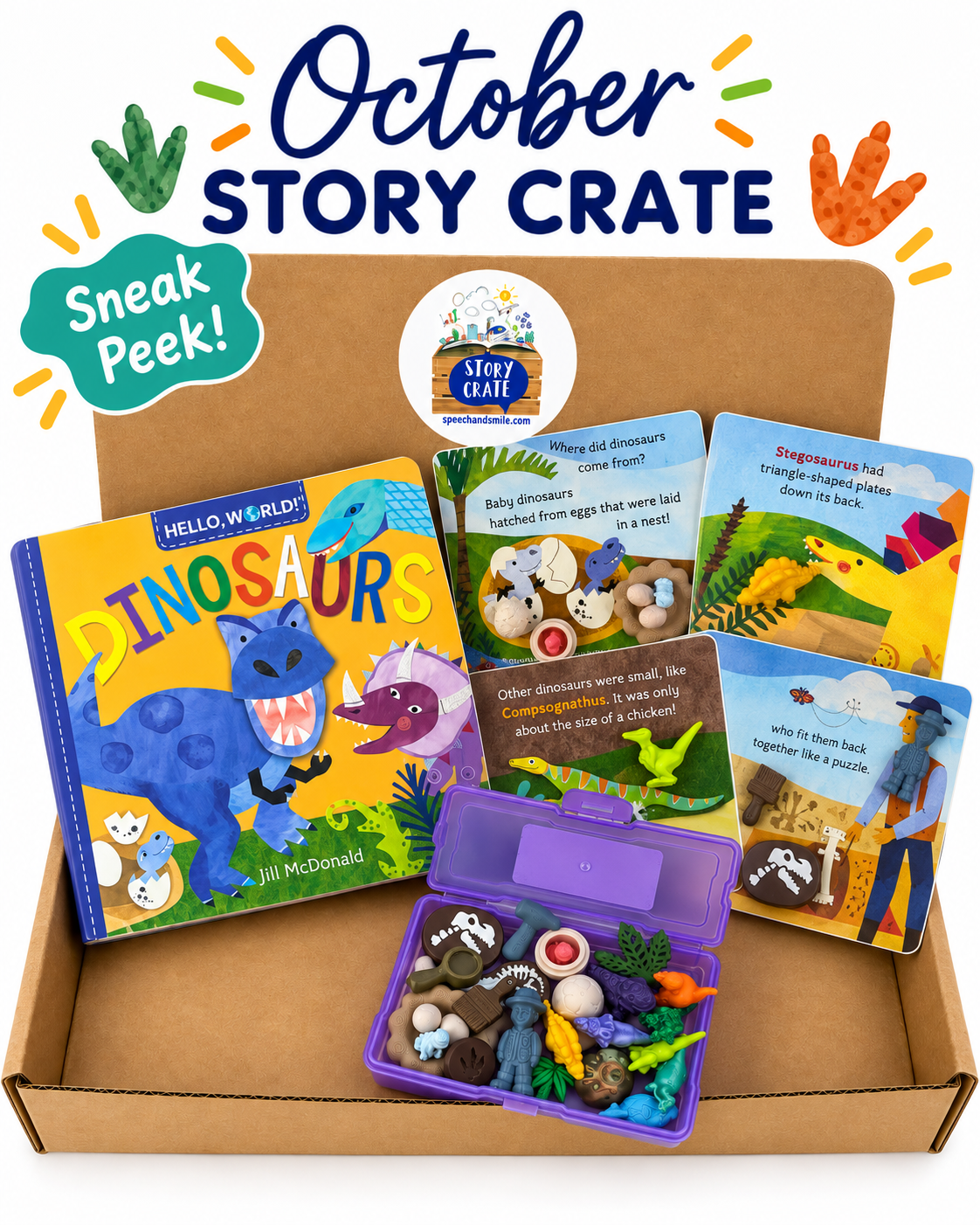 3-Month Subscription – Themed Monthly Book, Mini Objects & Activities