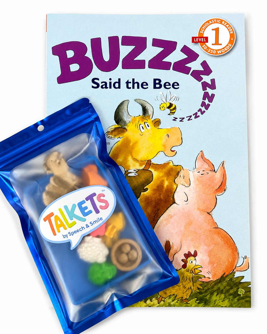Buzz Said the Bee Story Prop Set | Mini  Story Objects | Speech Therapy Story Retell Props Talkets™ Mini Objects