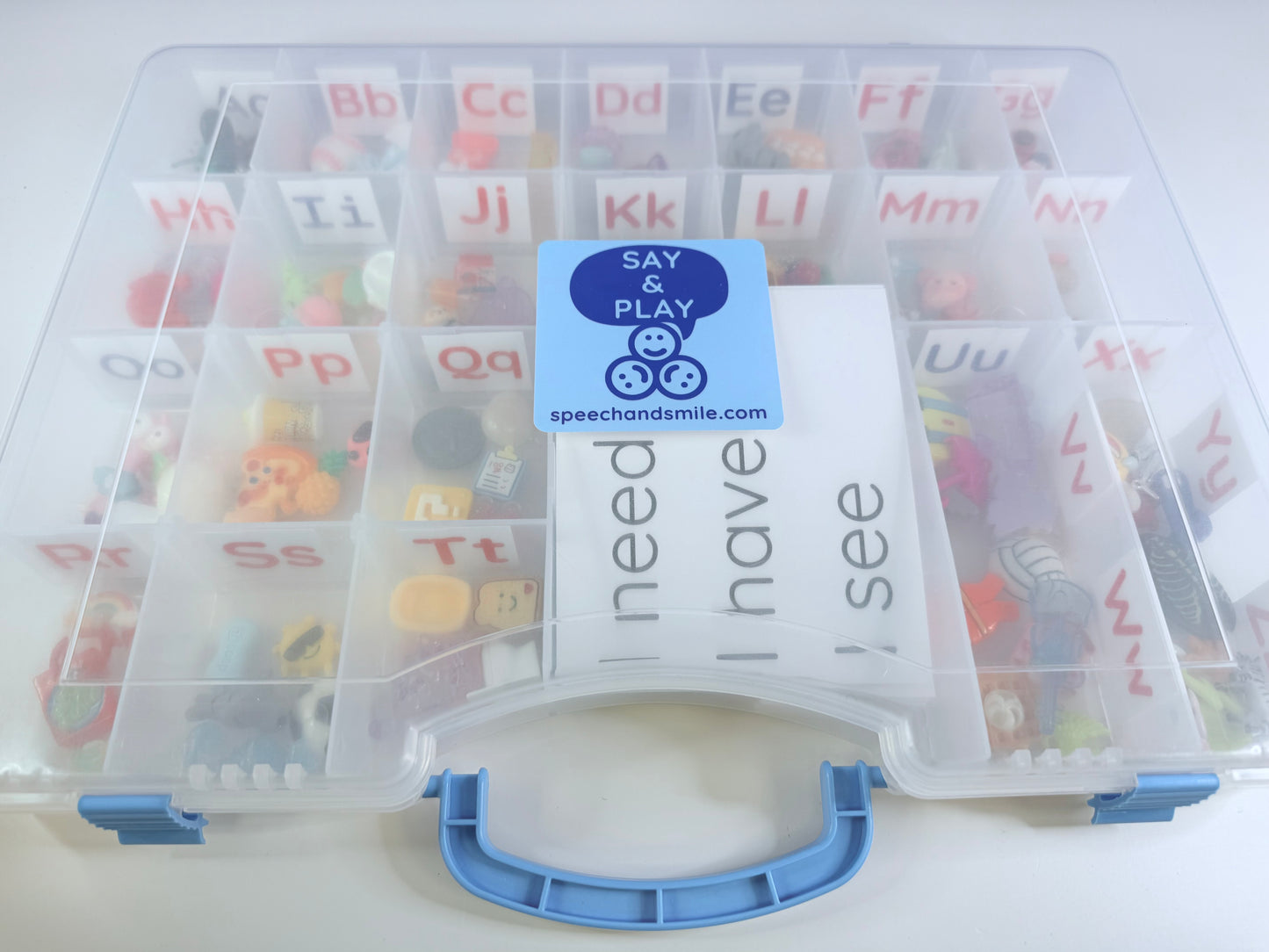 Objets de l'alphabet 132 Objets-I Spy Objects Classroom Alphabet Set-Montessori Sound Objects-Objets pour enseigner les sons- Minis pour l'orthophonie
