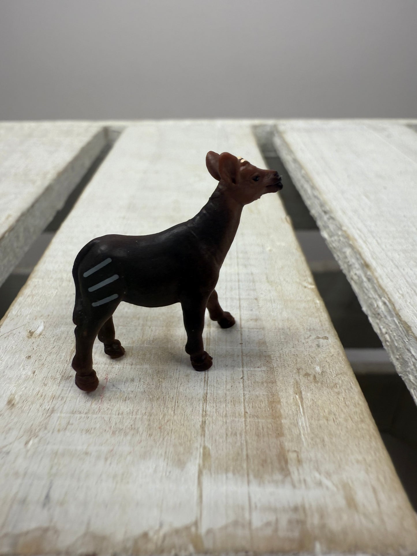 Miniature OKAPI Figurine – Animal Minis for Speech Therapy, Montessori, and Alphabet Sound Sets Safari Minis