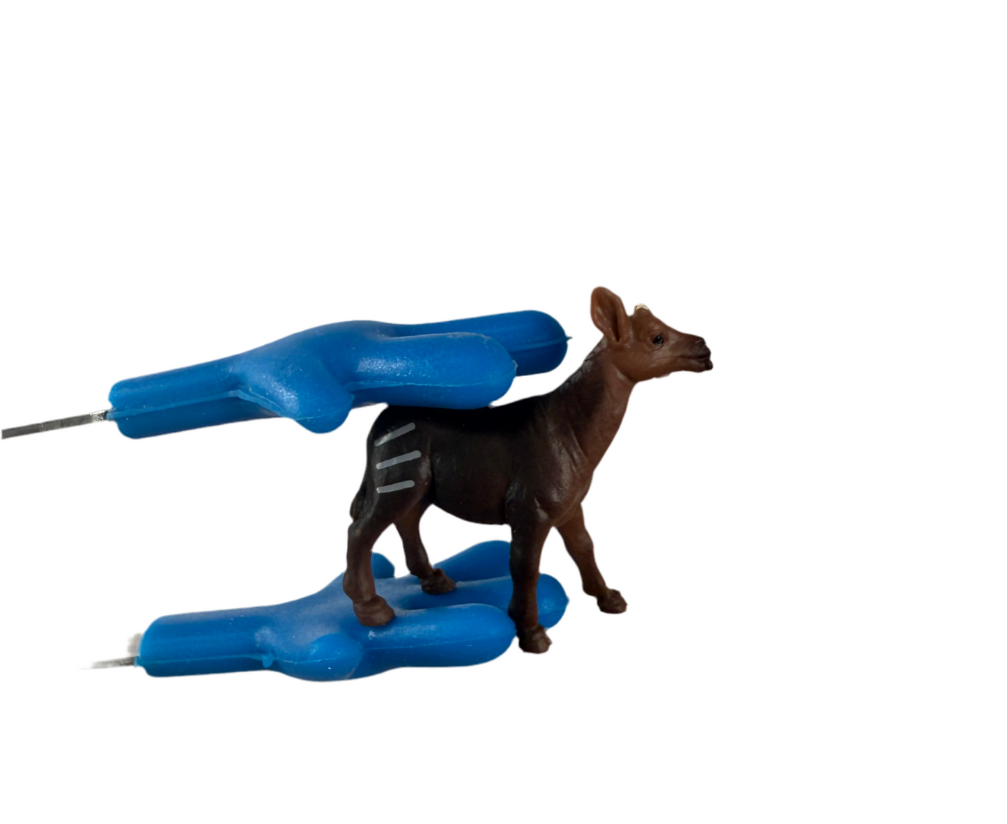 Miniature OKAPI Figurine – Animal Minis for Speech Therapy, Montessori, and Alphabet Sound Sets Safari Minis