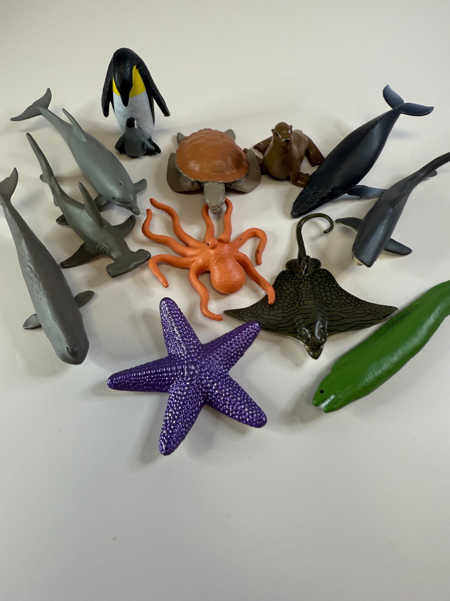 Pick an OCEAN Figurines Mini Objects Realistic Ocean Minis Speech Therapy Montessori Sound Objects Ocean Theme Trinkets Doodads Miniatures