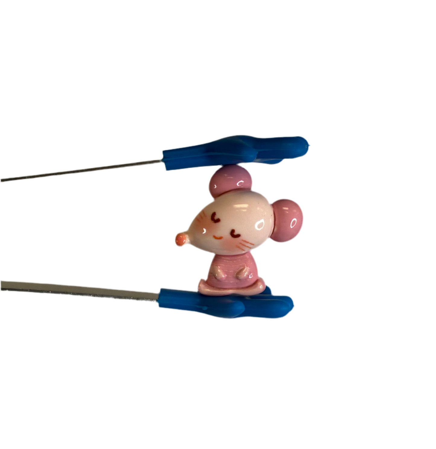 Miniature Pink Mouse Trinket | Vole Rat Mini Object | Speech Therapy Mini Object