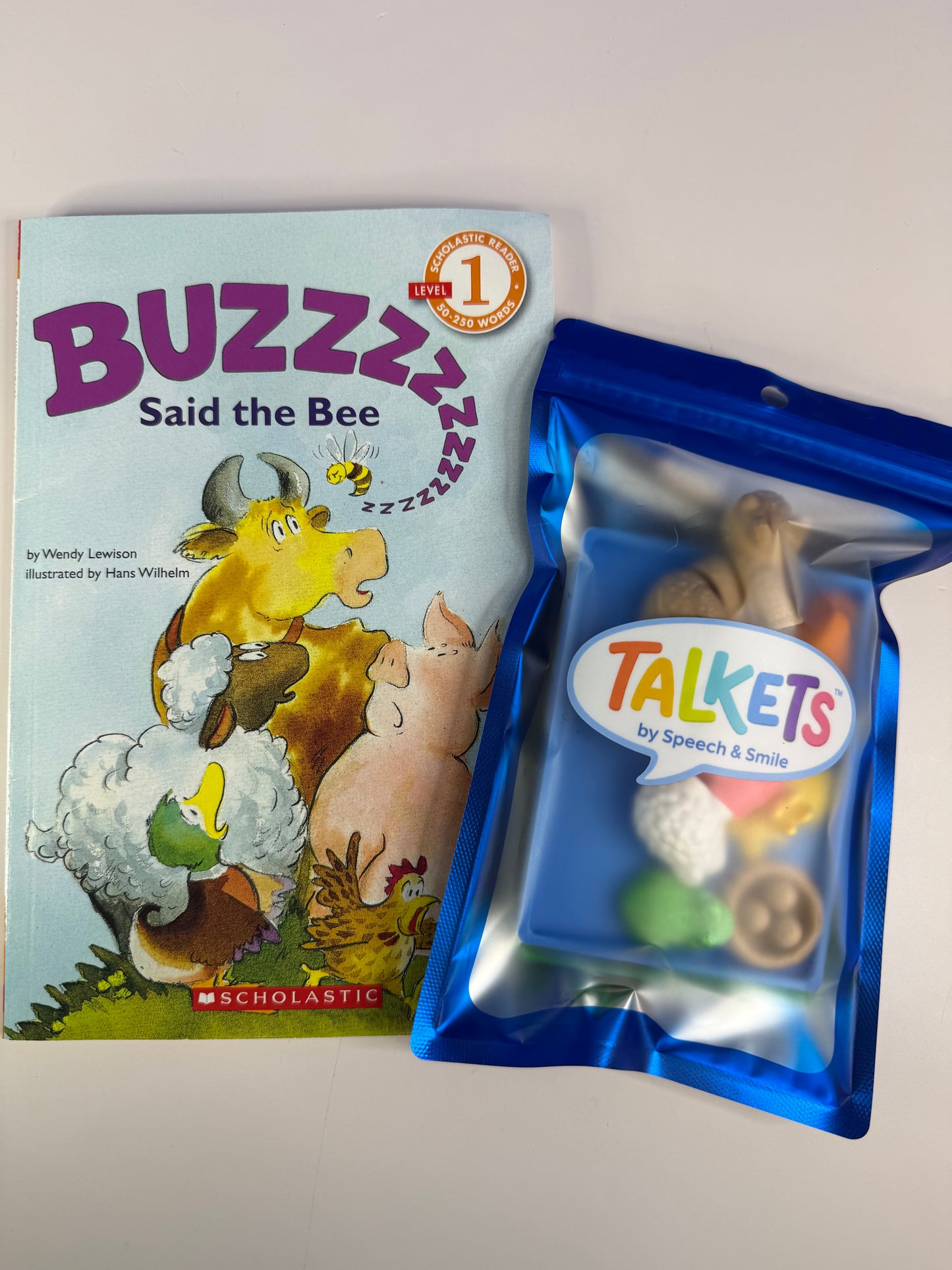 Buzz Said the Bee Story Prop Set | Mini  Story Objects | Speech Therapy Story Retell Props Talkets™ Mini Objects
