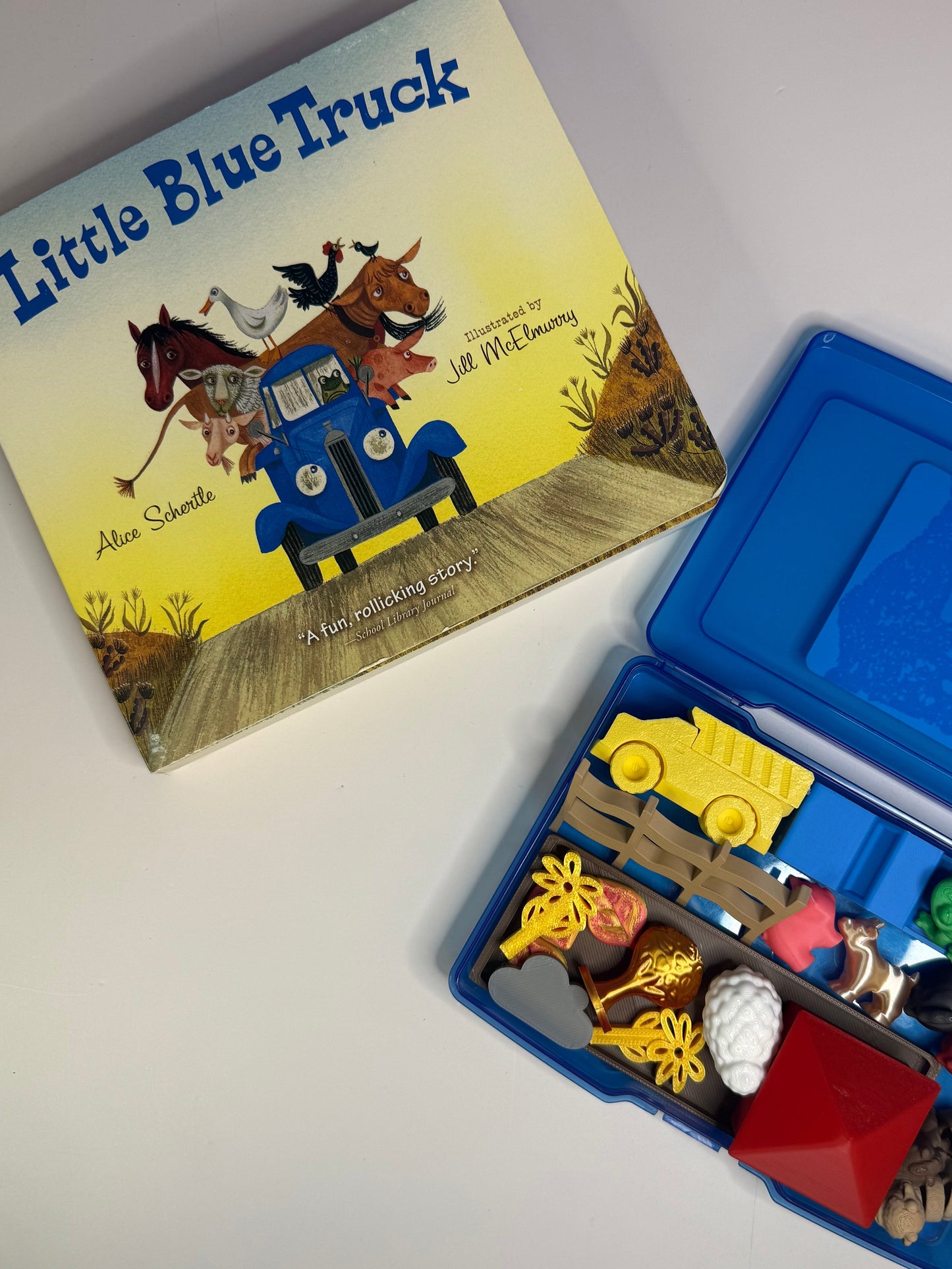 Little Blue Truck Story Kit Mini Objects - Speech Therapy Preschool Story Set