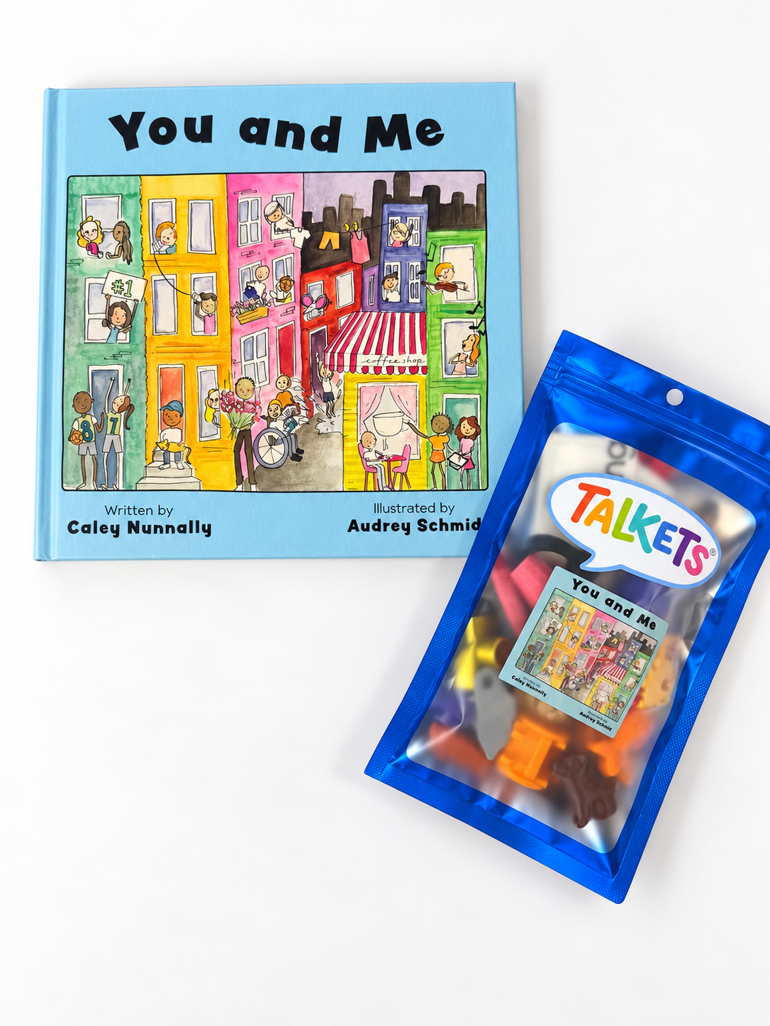 Senses Theme Book Set - Story Prop Mini Objects - Speech Therapy Set - You & Me Book about Differences