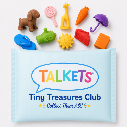 Talkets™ Tiny Treasures Club | Monthly Mystery Mini Object Subscription