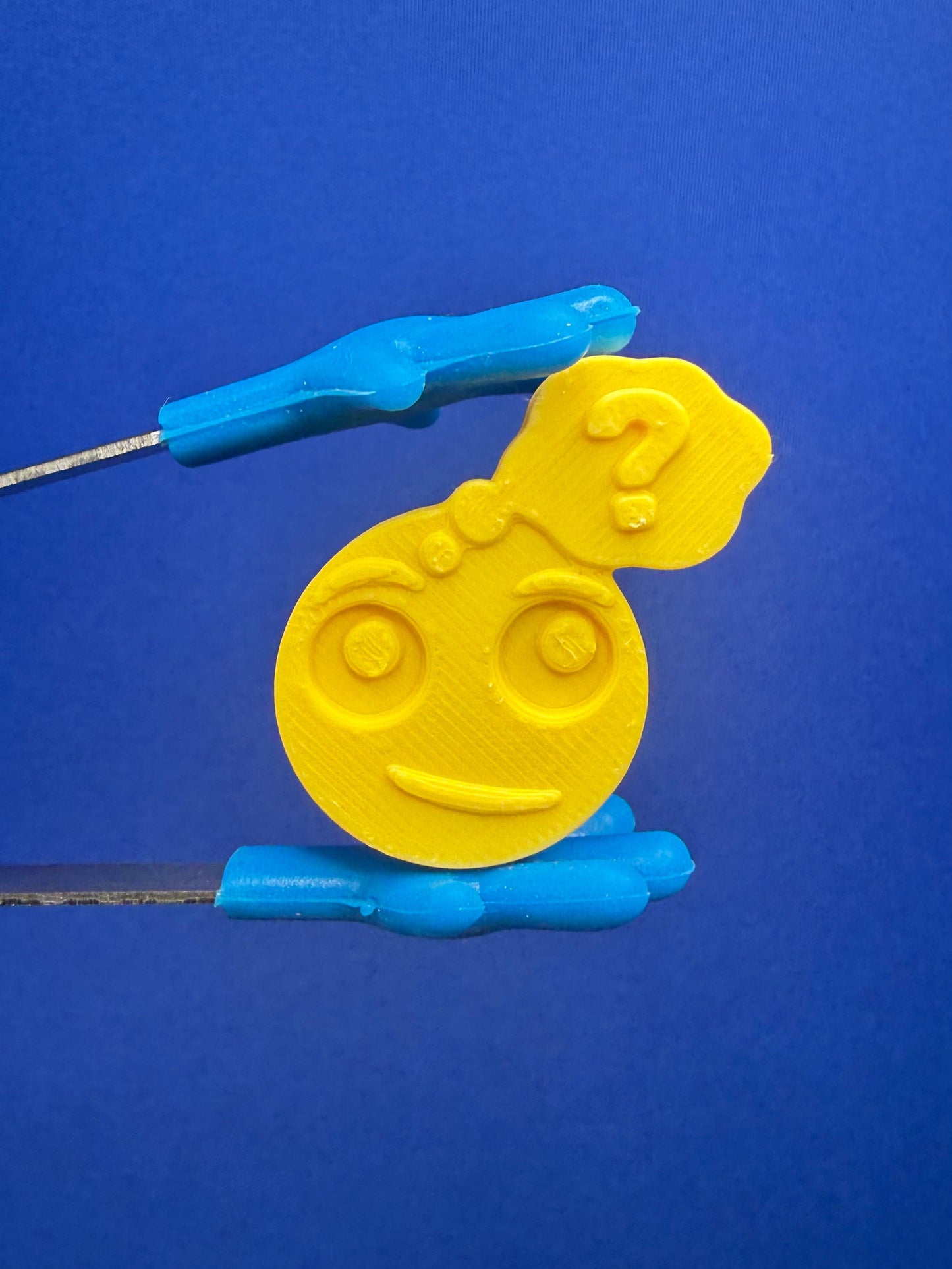 Thinking Emoji Object - letter Q Trinkets -Question Mark - 3D Printed - Talkets™
