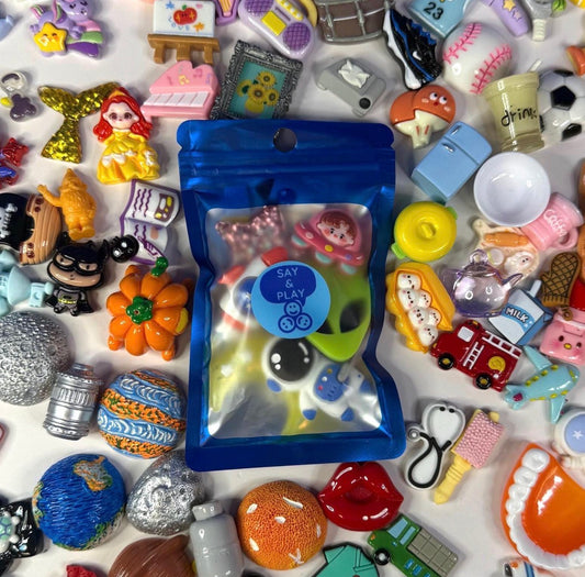 Theme Mini Objects Speech Therapy - INDIVIDUAL BAGS– Trinkets for Sorting, Categories, and Play-Based Learning - Say & Play Mini Objects™