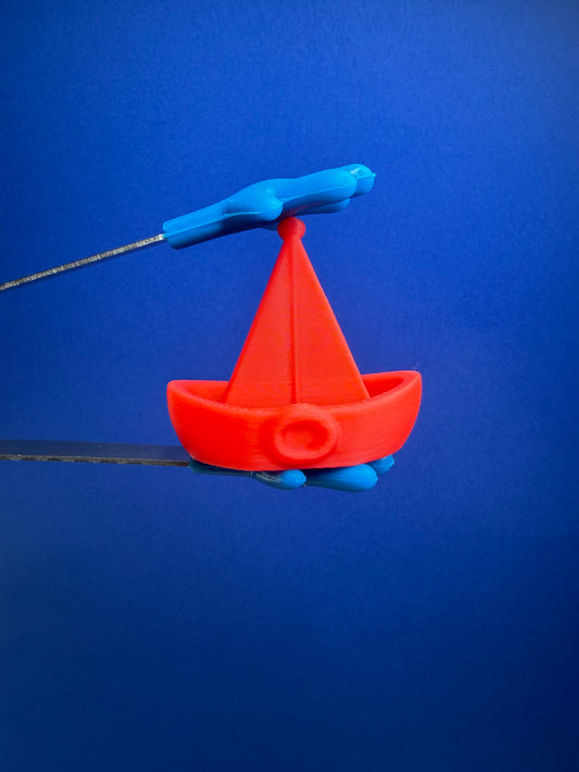 Miniature Sailboat - Lake Theme Mini Objects Speech Therapy Trinkets 3D Printed | Talkets™