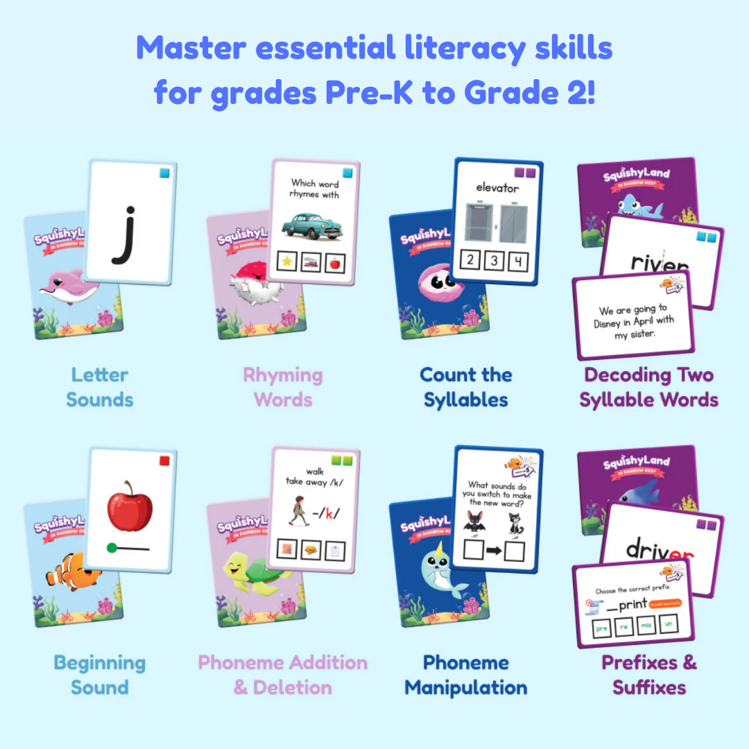 Squishyland Story Game for Speech therapy Language Activity