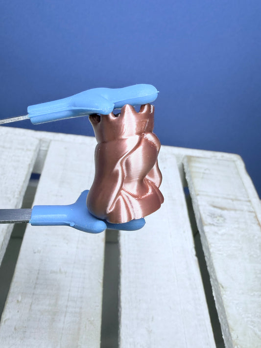 Letter Q Objects - Mini Queen – Rose Gold Color -  3D Printed - Talkets™